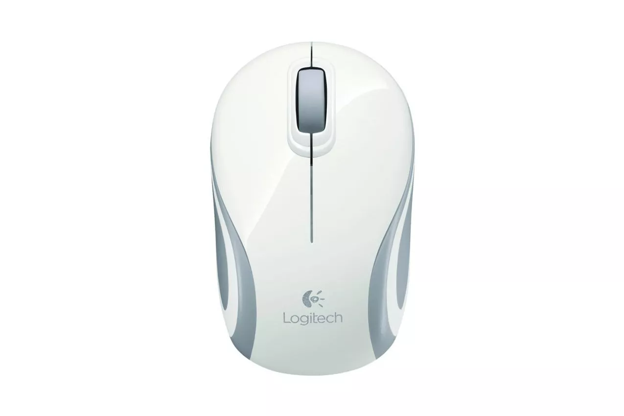 Logitech M187 Ratón Inalámbrico Mini Blanco