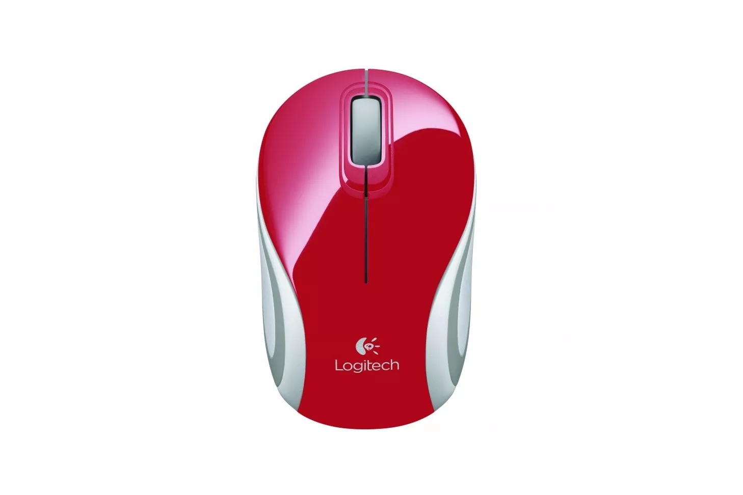 Logitech M187 Ratón Inalámbrico Mini Rojo