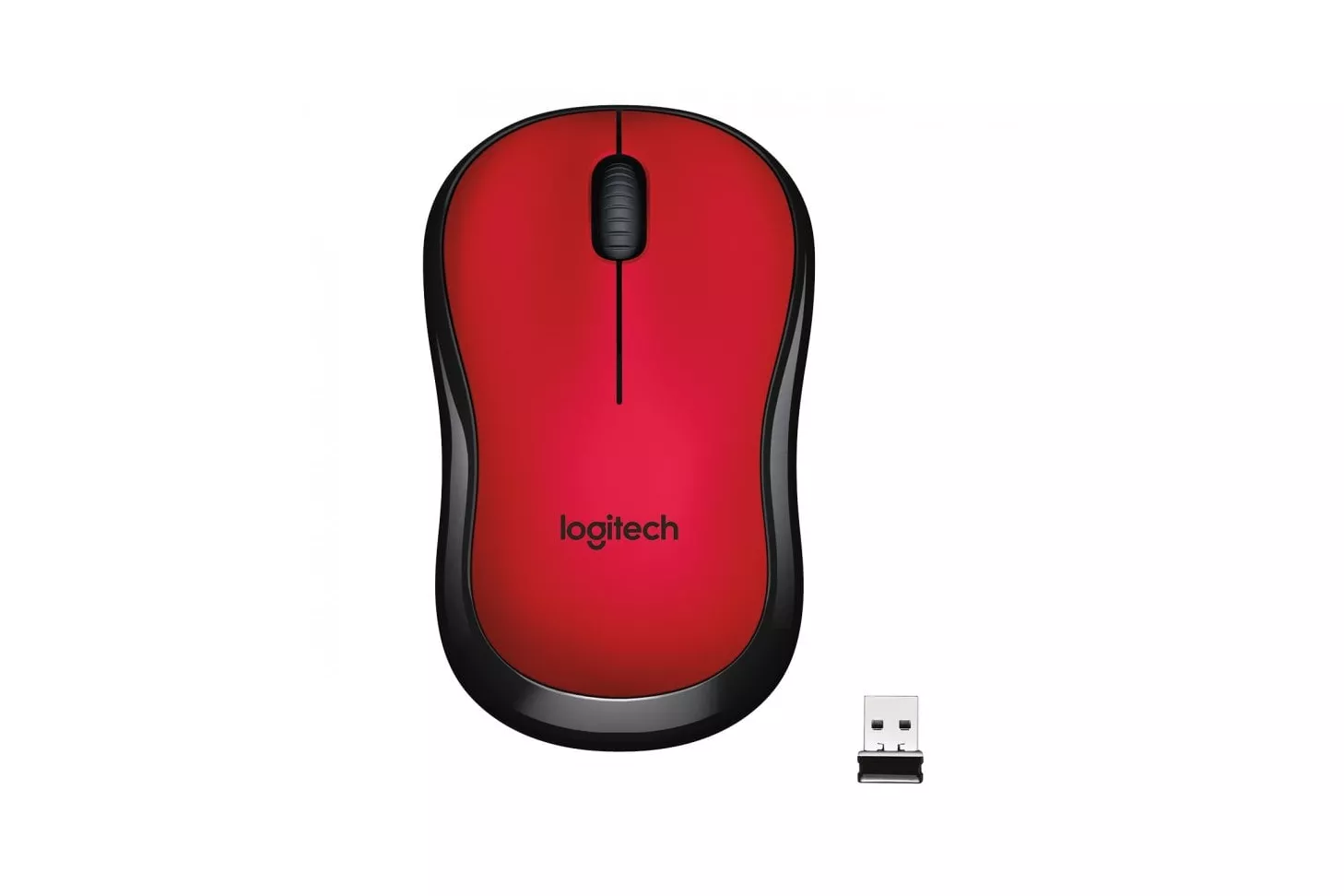 Logitech M220 Silent Ratón Wireless Rojo