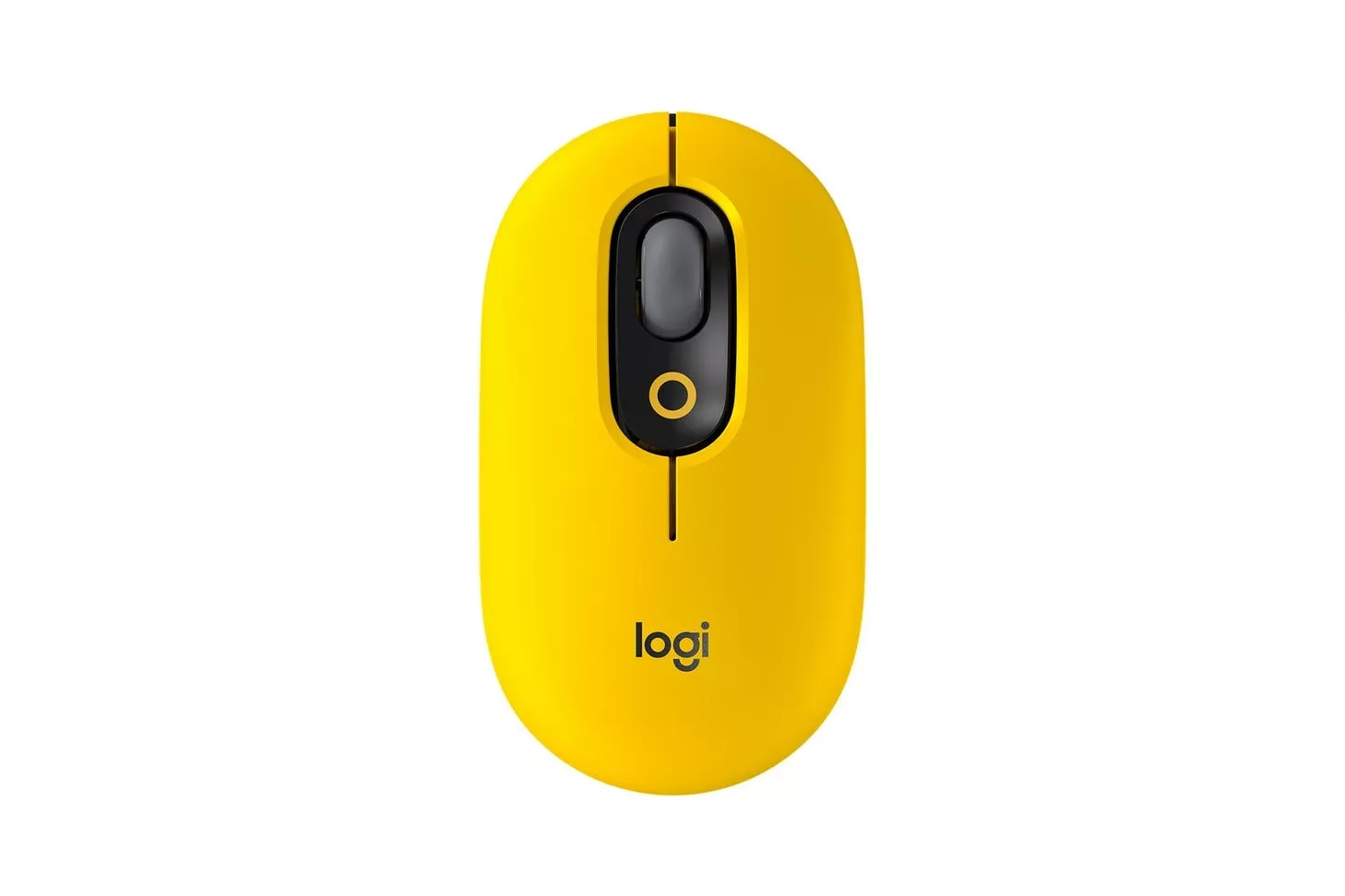 Logitech POP Ratón Inalámbrico Emoji Personalizable 4000DPI Amarillo