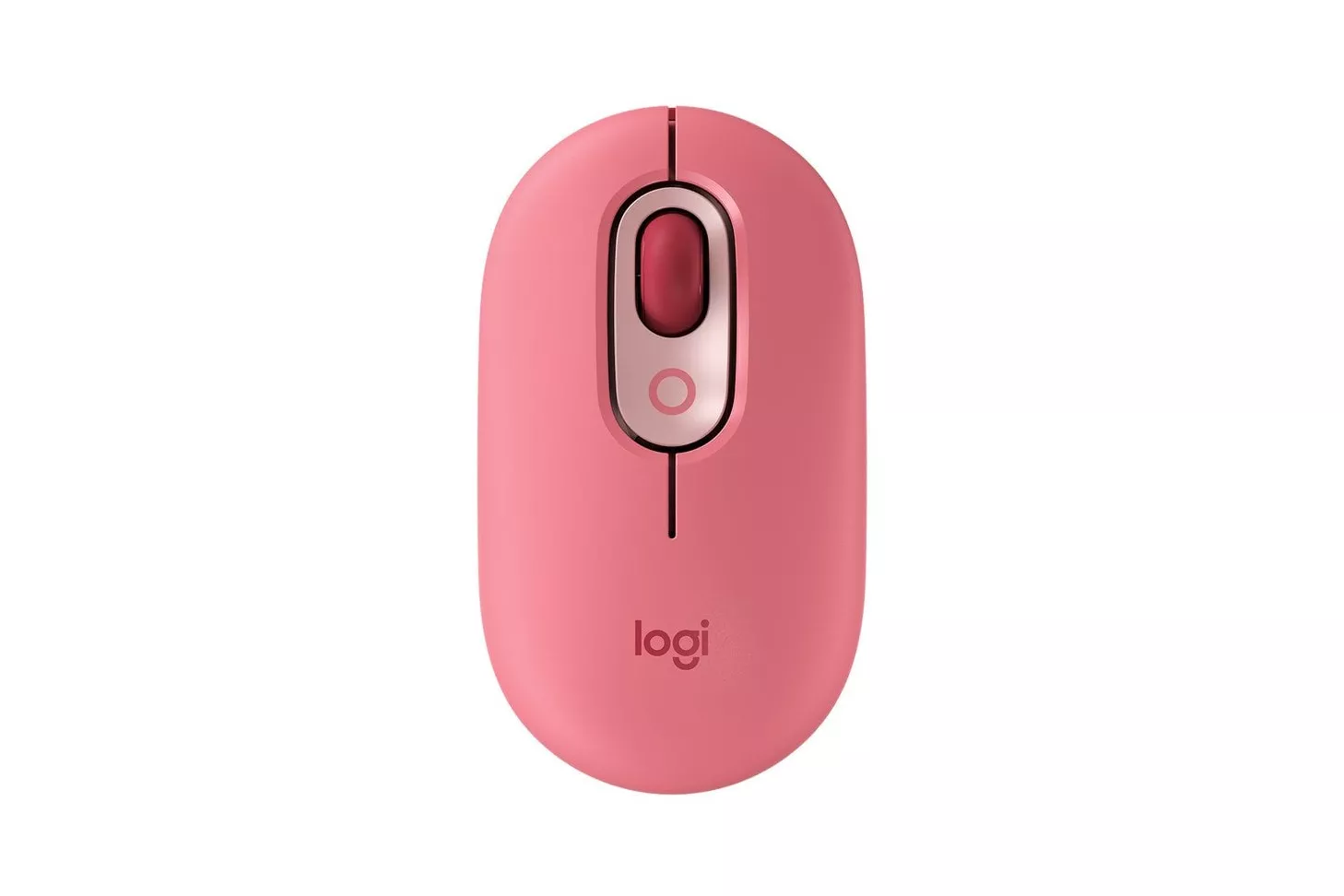 Logitech POP Ratón Inalámbrico Emoji Personalizable 4000DPI Rosa