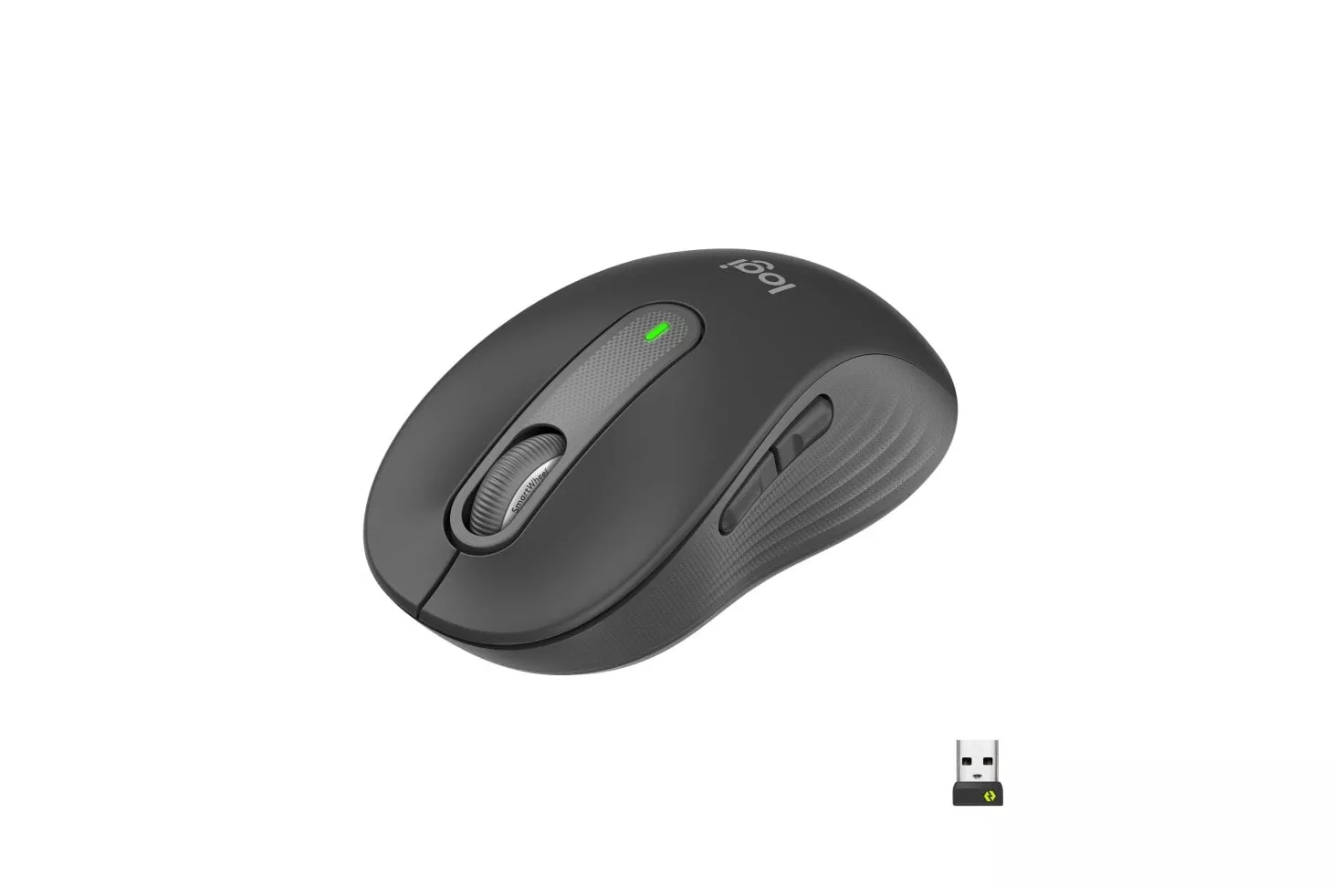 Logitech Signature M650 Ratón Bluetooth para Manos Pequeñas a Medianas, Clics Silenciosos Gris