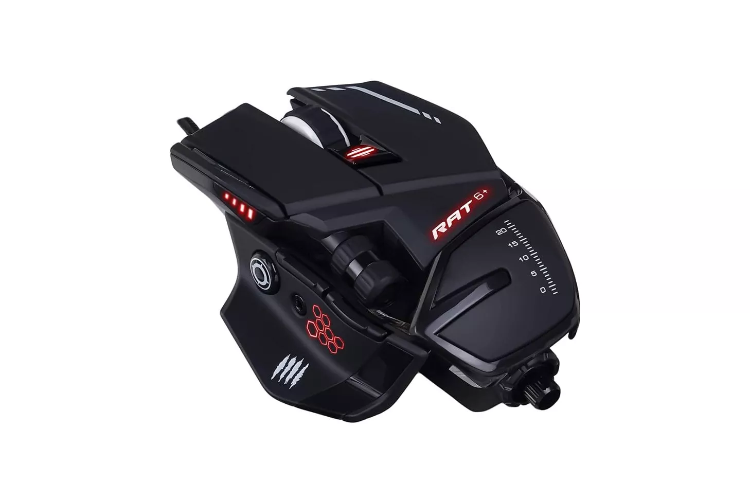 Mad Catz R.A.T. 6+ Ratón Gaming 12000DPI RGB Negro