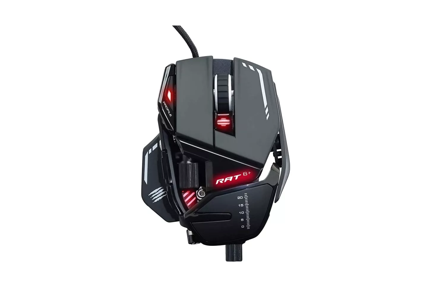 Mad Catz R.A.T. 8+ Ratón Gaming 16000DPI RGB Negro