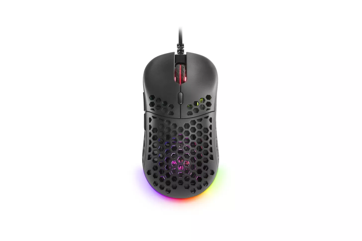 Mars Gaming MM55 Ratón Gaming RGB 12800 DPI Negro