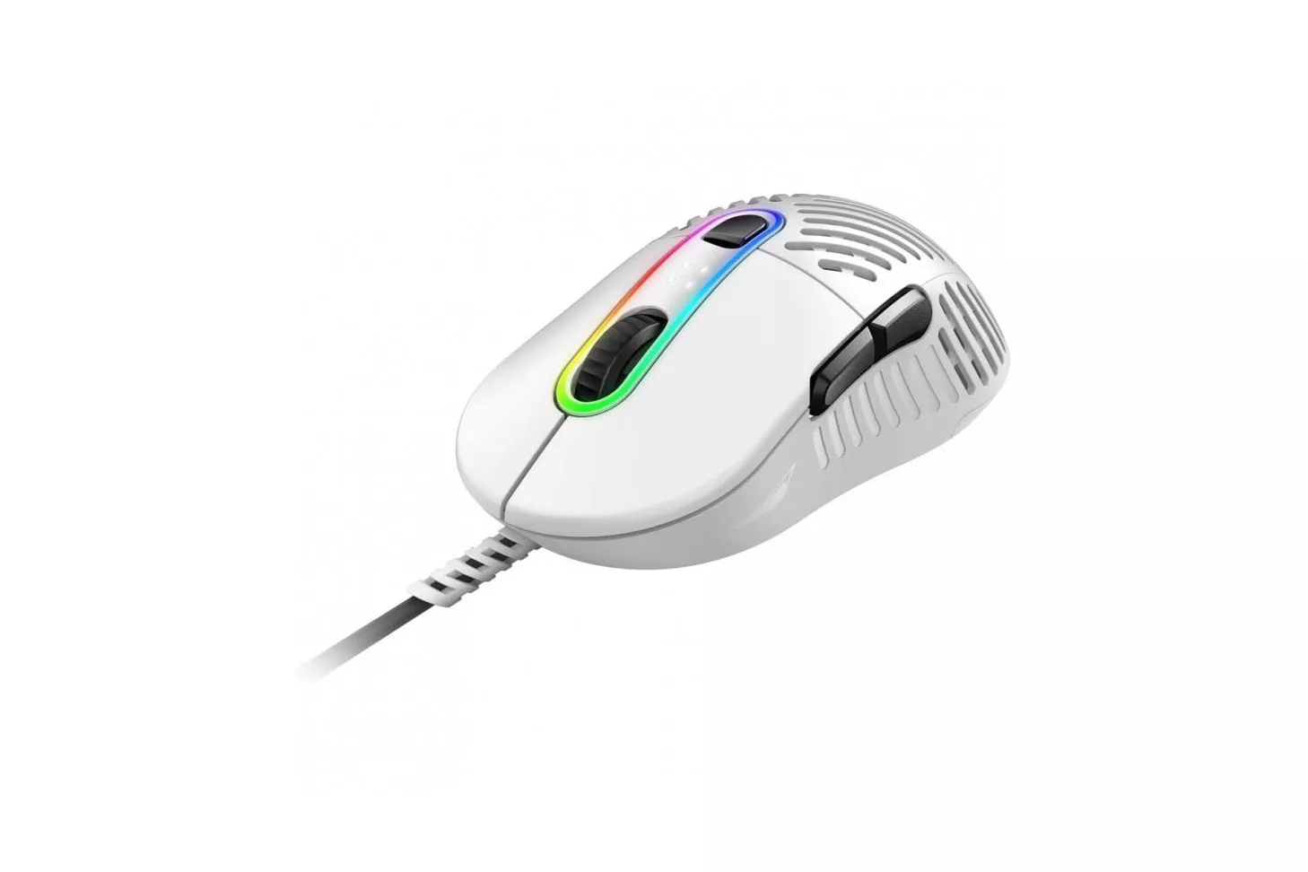 Mountain Makalu 67 RGB Ratón Gaming 19000DPI Blanco