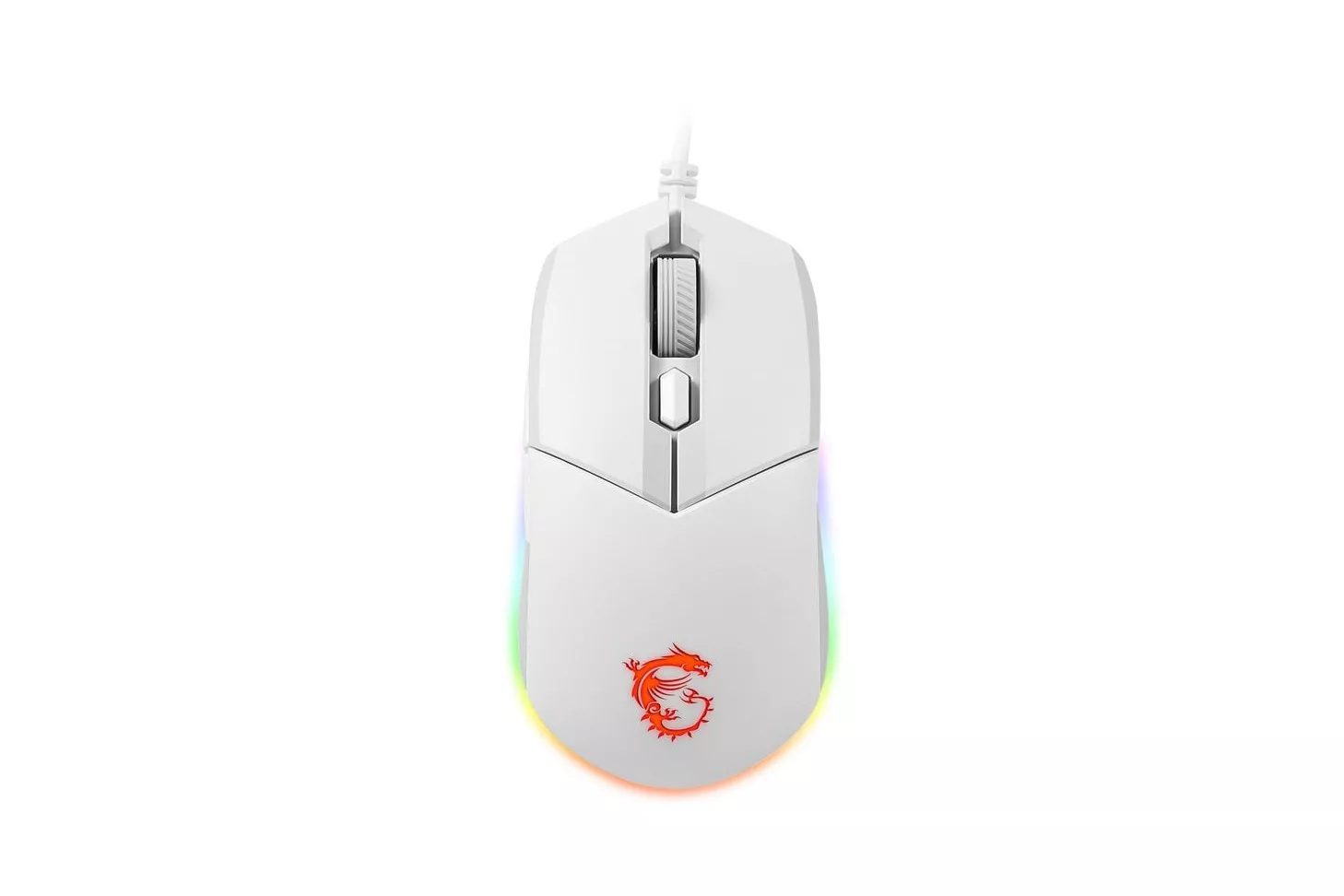 MSI Clutch GM11 Ratón Gaming 5000 DPI Blanco