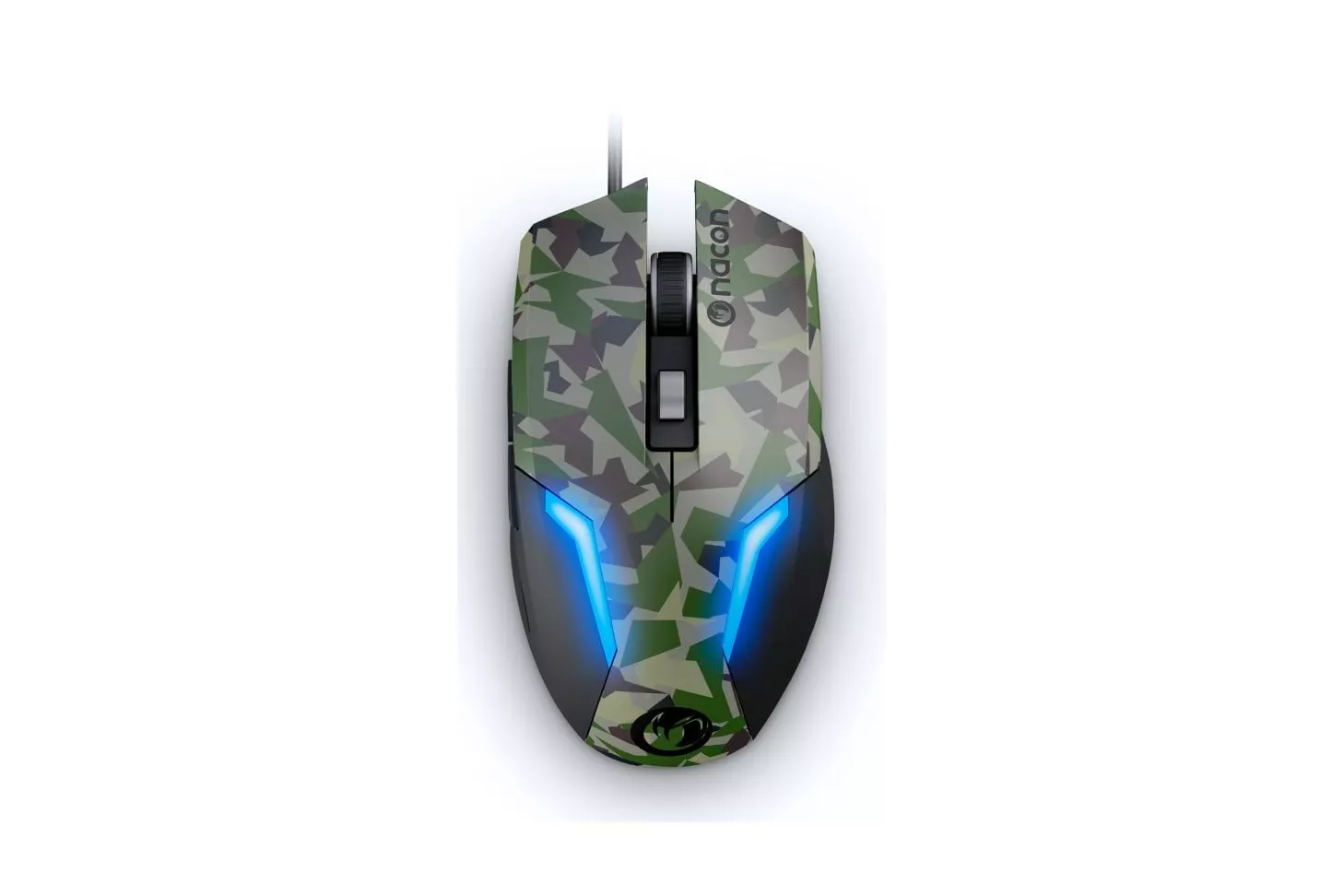 Nacon GM-105 Forest Camo Ratón Gaming Óptico 2400DPI