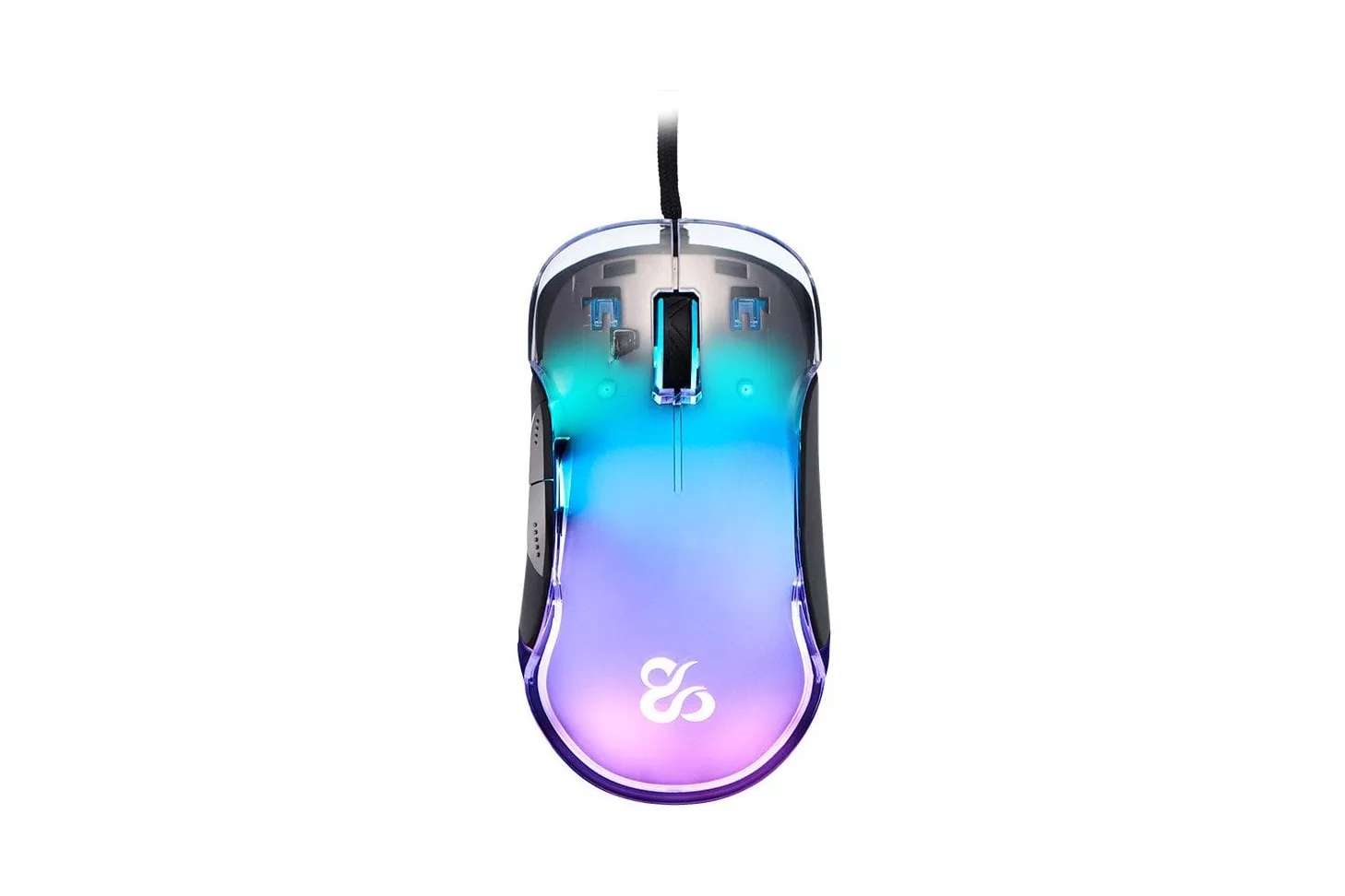 Newskill Lycan Ratón Gaming Transparente RGB 16000DPI