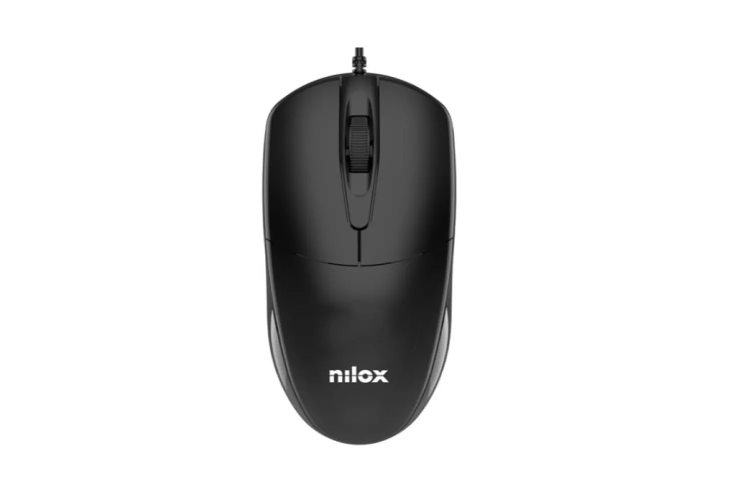 Nilox MOUSB1011 Ratón USB 1200DPI Negro