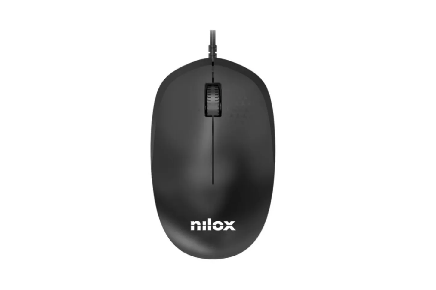 Nilox MOUSB1012 Ratón USB 1200DPI Negro