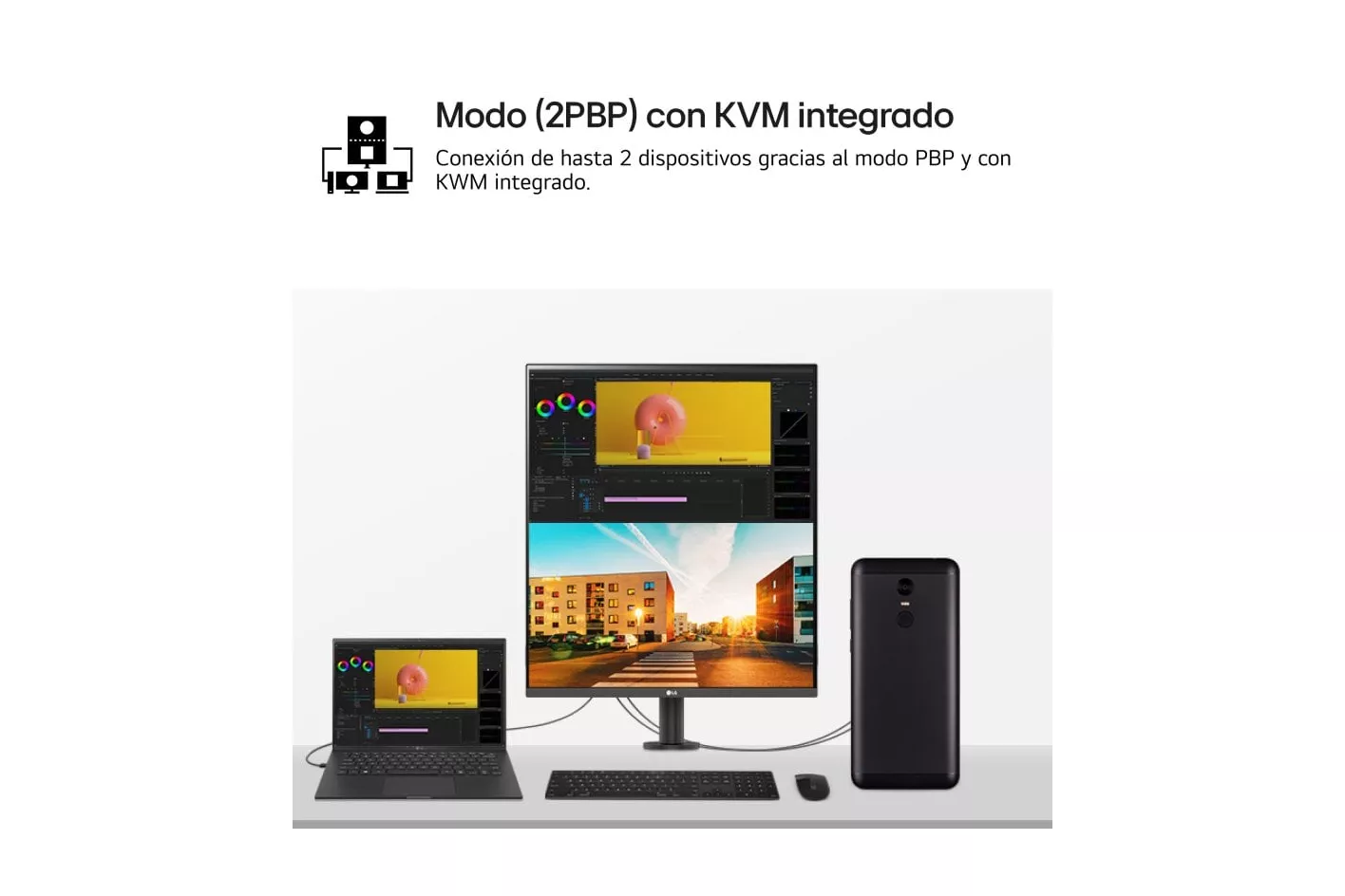 LG DualUp Ergo 28MQ780-B 27.6