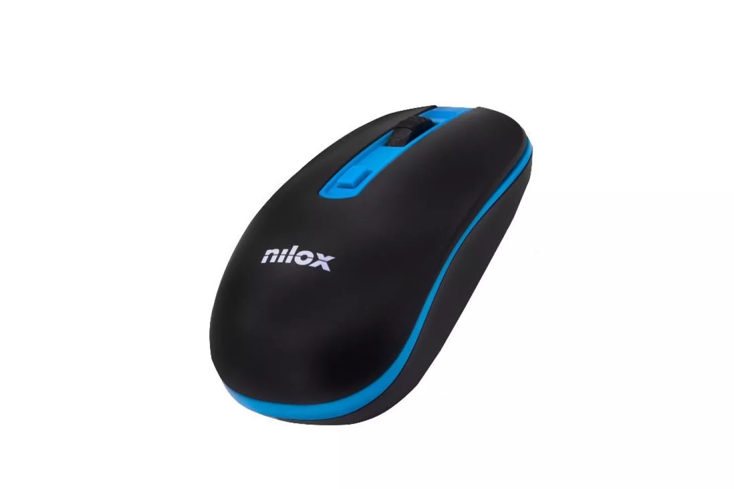 Nilox Ratón Óptico Inalámbrico 1600 DPI Negro-Azul