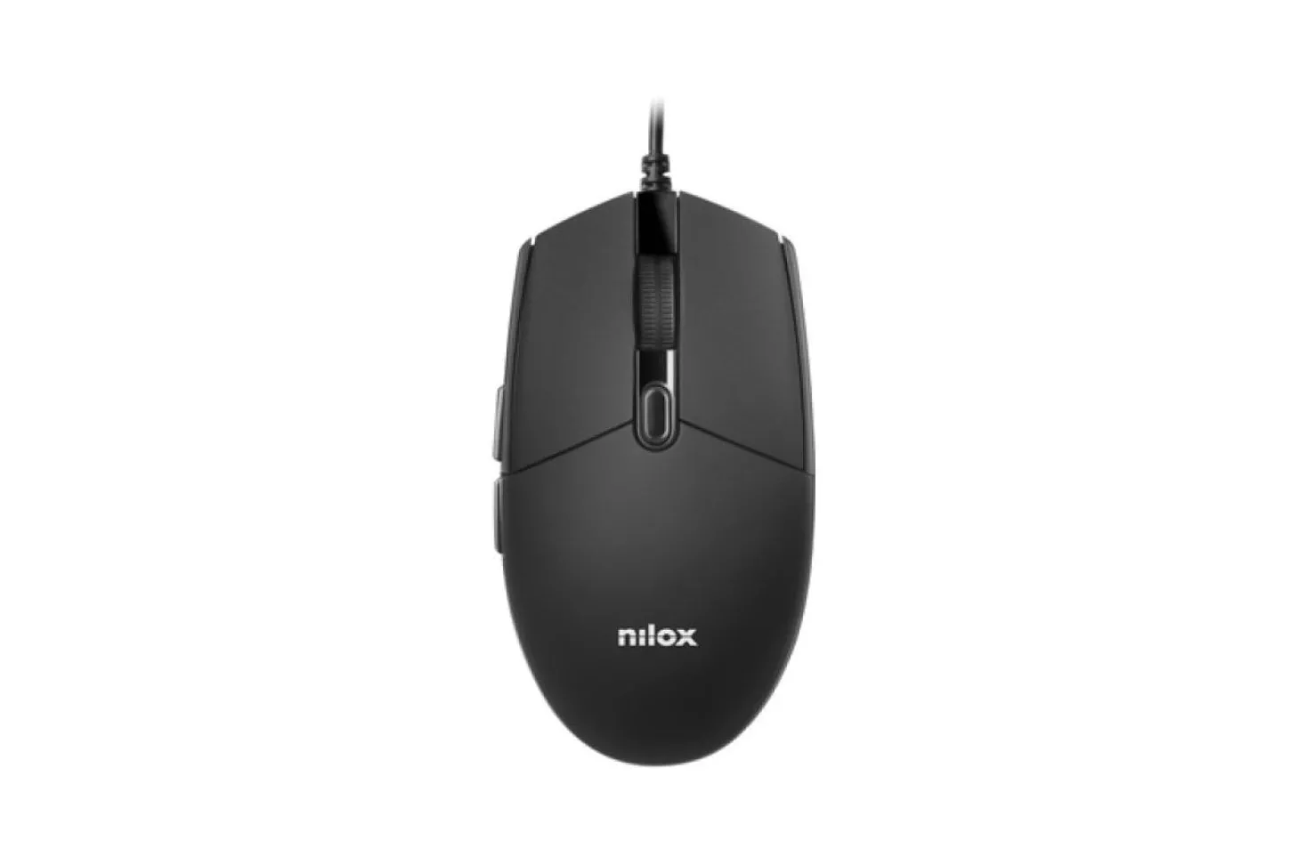 Nilox Ratón USB 1.5m 3200 DPI Negro