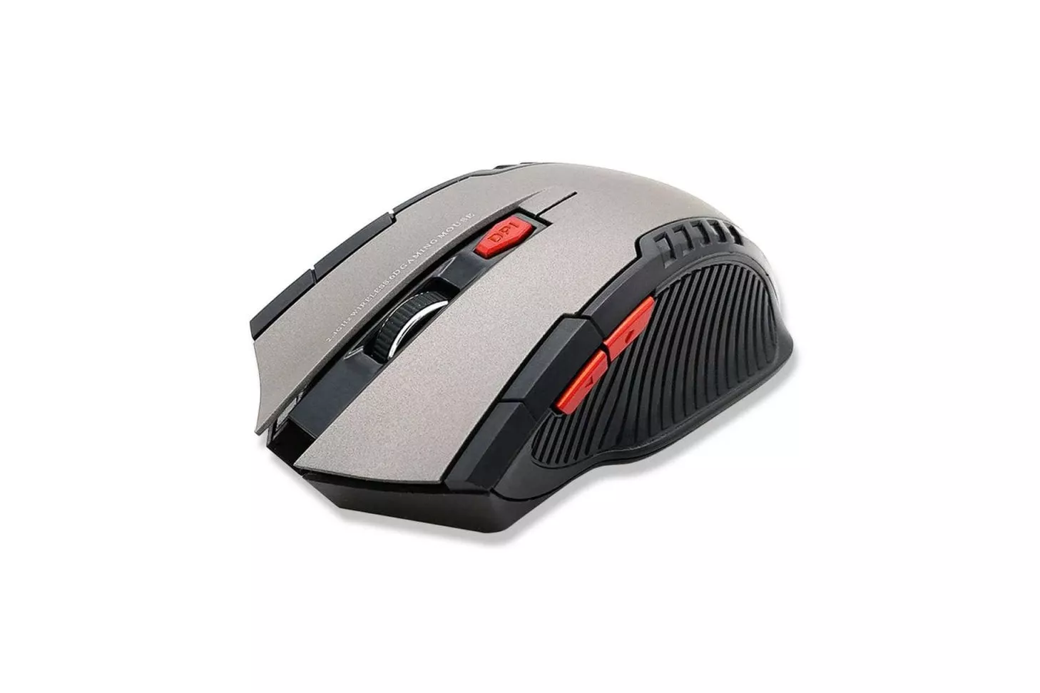 OcioDual Ratón Óptico Gaming Inalámbrico 1600DPI Gris