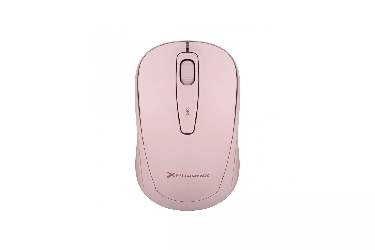 Phoenix M250 Ratón Inalámbrico 1600 DPI Rosa