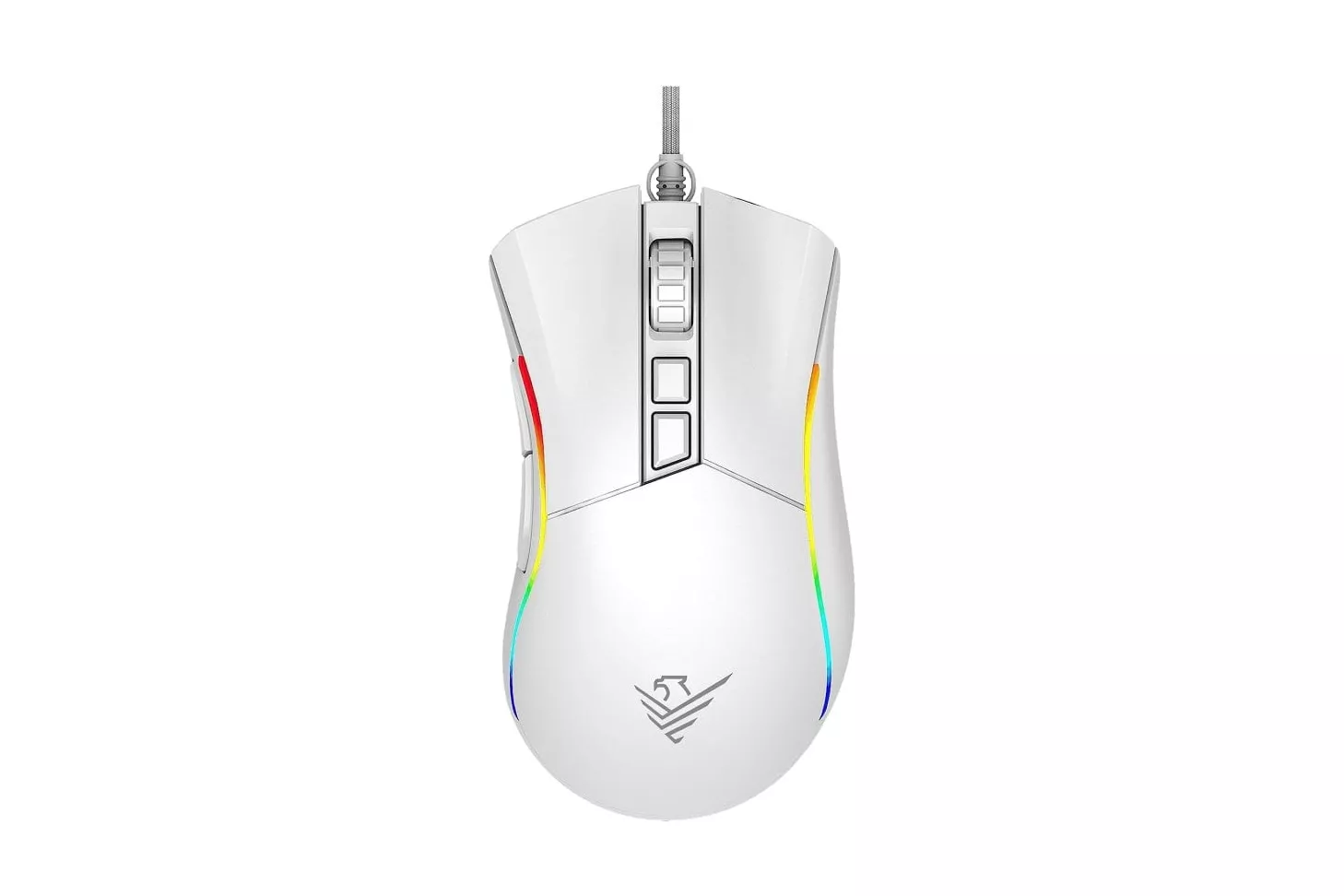 Phoenix Void Ratón Gaming USB 12000 DPI Blanco