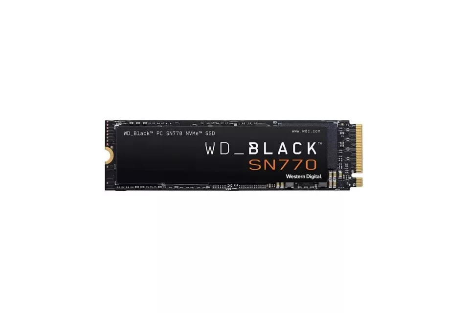 Disco SSD Western Digital Black SN770 1TB Gen4 M.2 NVMe (5150/4900MB/s)