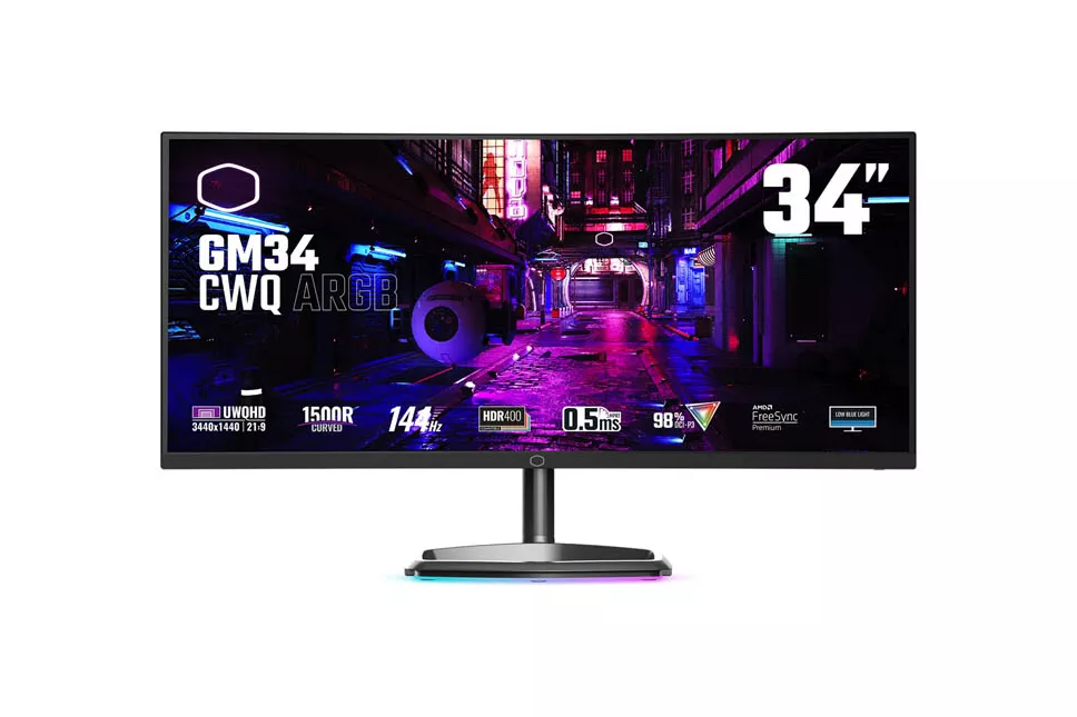 Monitor Cooler Master GM34-CWQA 34