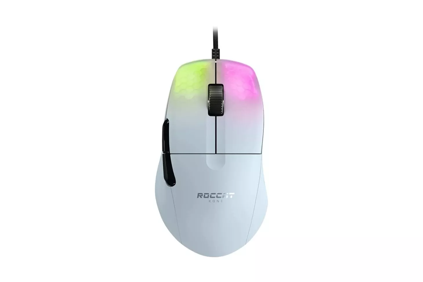 Roccat Kone Pro Ratón Óptico Gaming USB 2.0 AIMO RGB 19000DPI Blanco