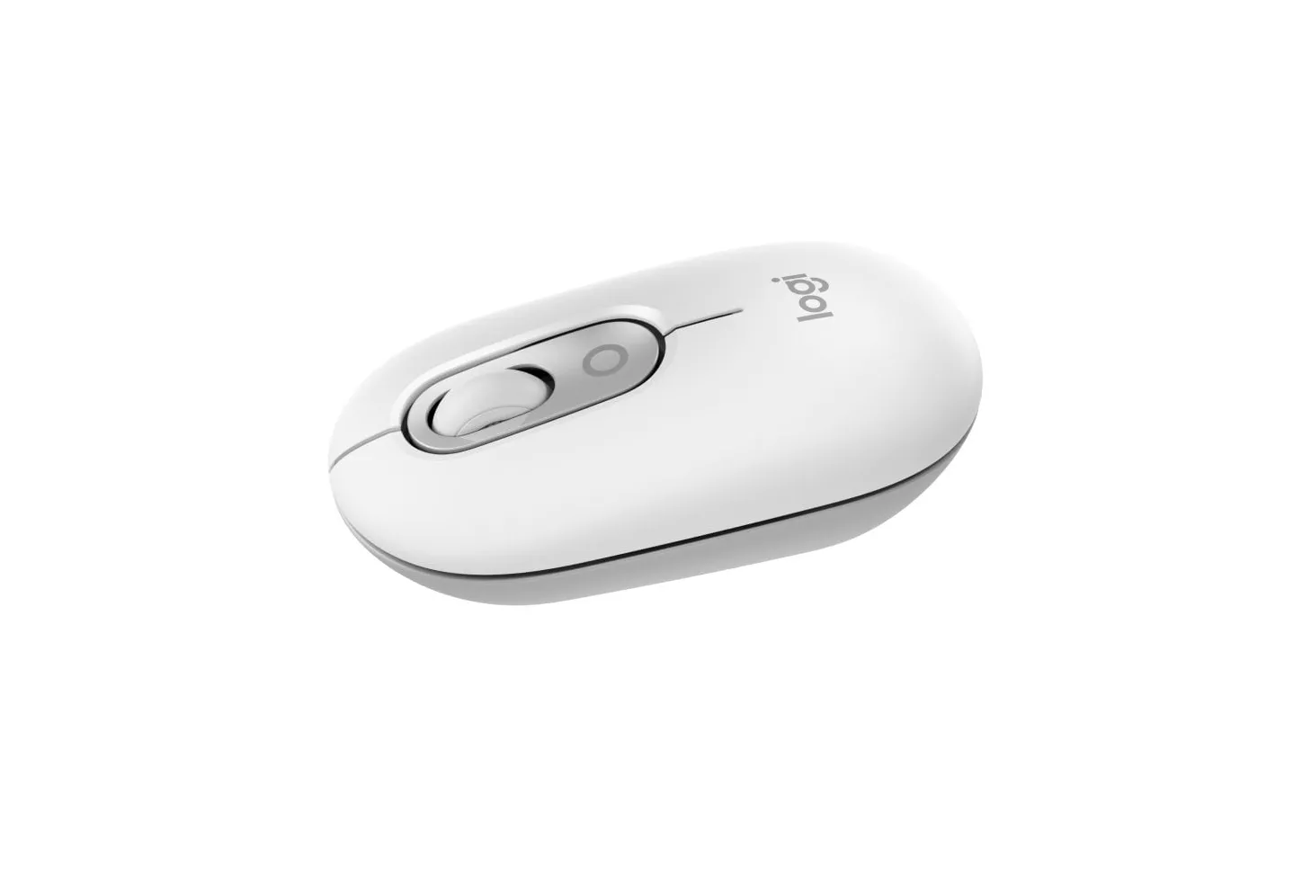 Logitech Pop Mouse Ratón Inalámbrico Compacto con Función de Emojis Personalizables Blanco