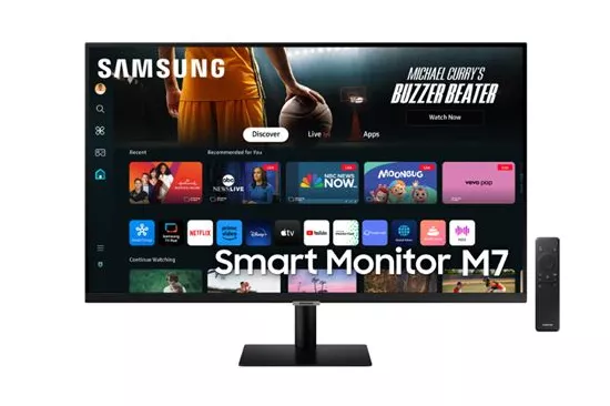 Monitor Samsung Smart M7 Ls32dm700uuxen 32
