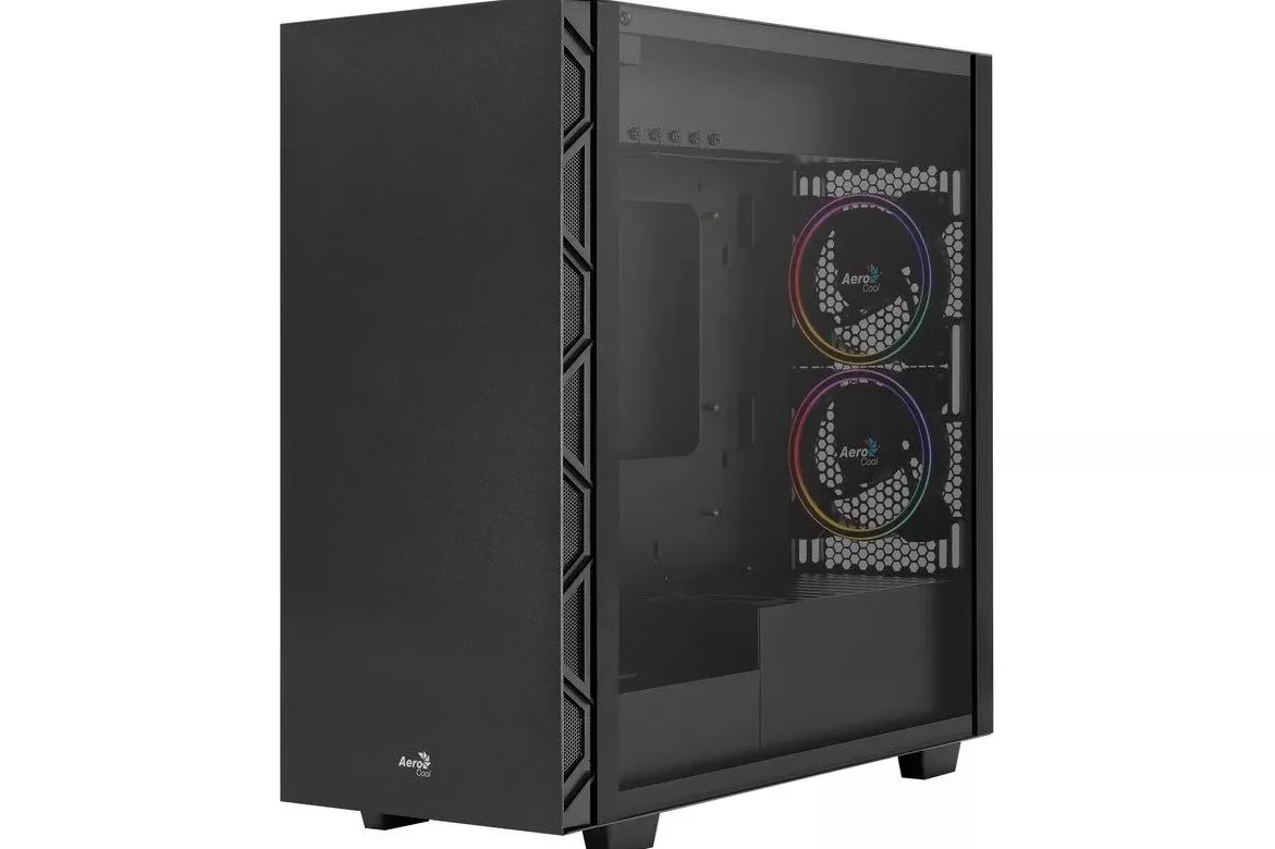 Aerocool Flo Saturn FRGB Cristal Templado USB 3.0 Negra