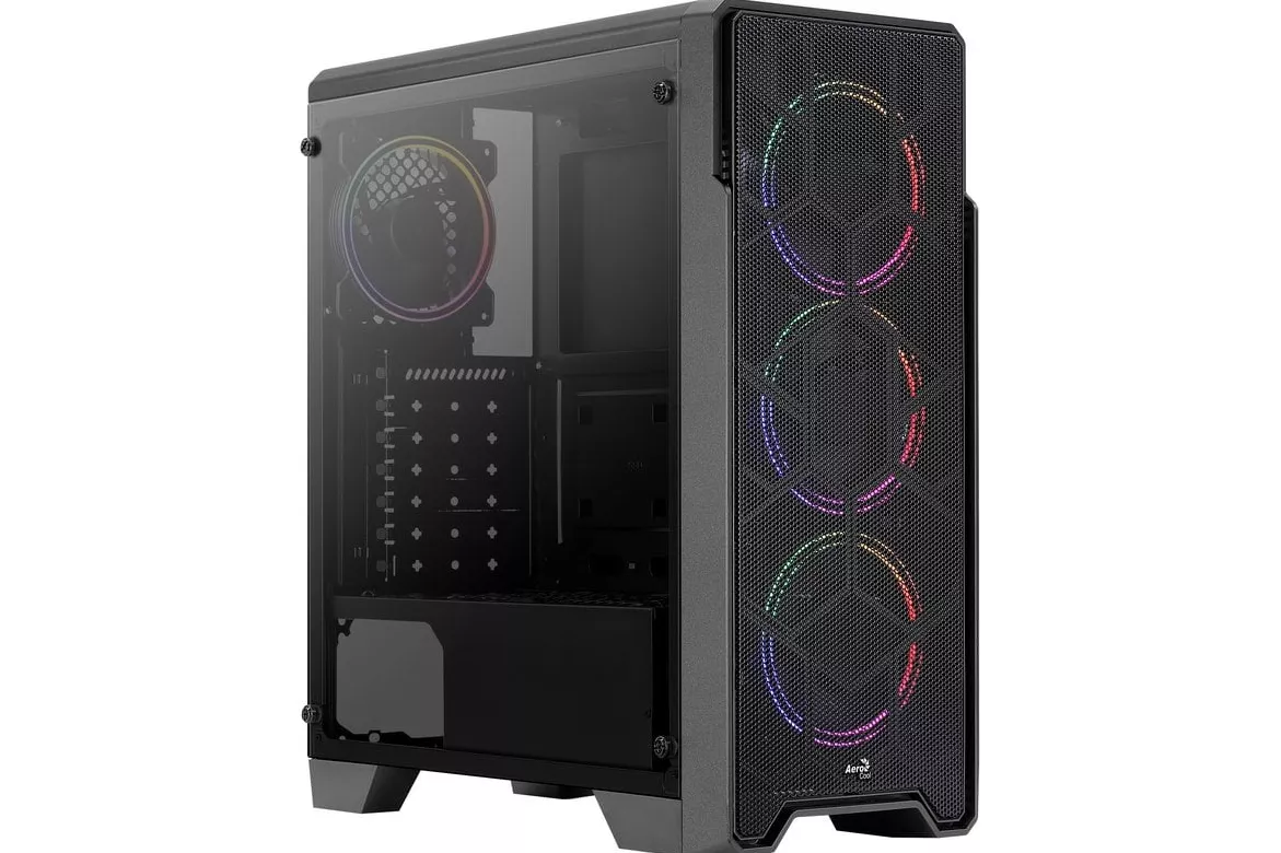 Aerocool Ore USB 3.0 FRGB con Ventana Acrílica Negra