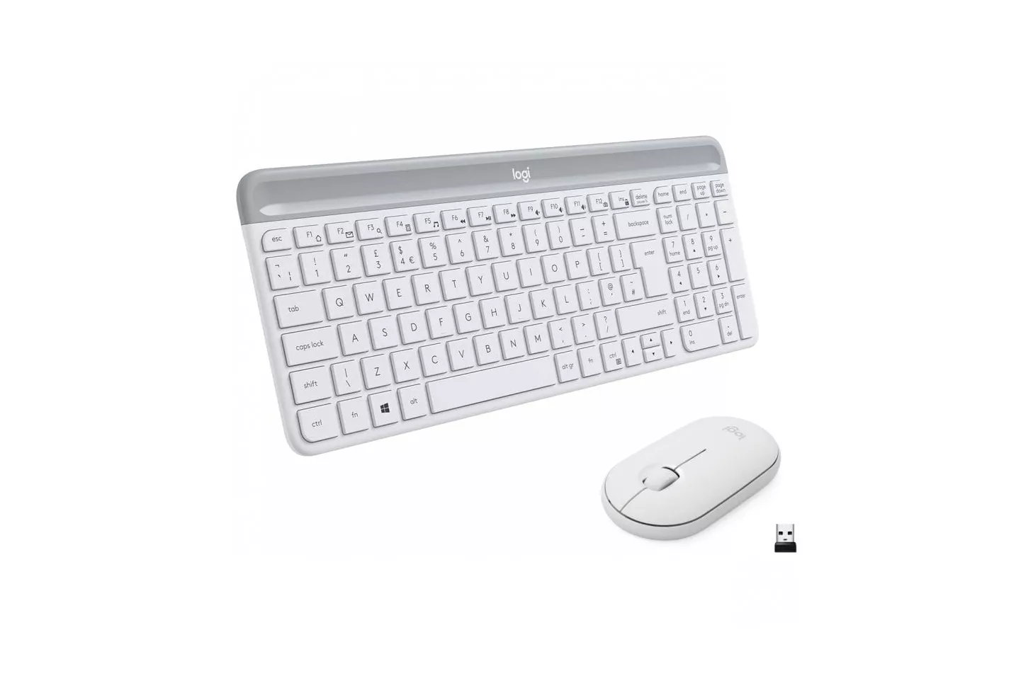 Ratón LOGITECH MK470 Wireless Combo Blanco