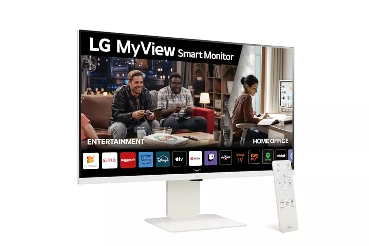 LG - Monitor PC 80 cm (31,5') LG MyView Smart Monitor 32SR83U-W, 60 Hz, UHD 4K IPS.