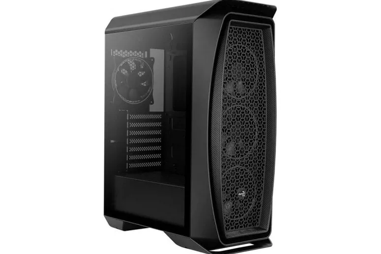 Aerocool Aero One Eclipse Cristal Templado USB 3.1 RGB Negra