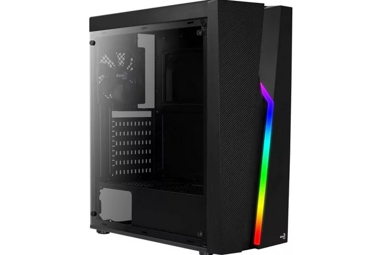 Aerocool Bolt RGB USB 3.0 con Ventana Negra