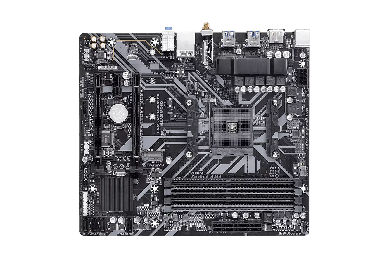 Gigabyte Placa Base B450M DS3H WiFi mATX Socket AM4