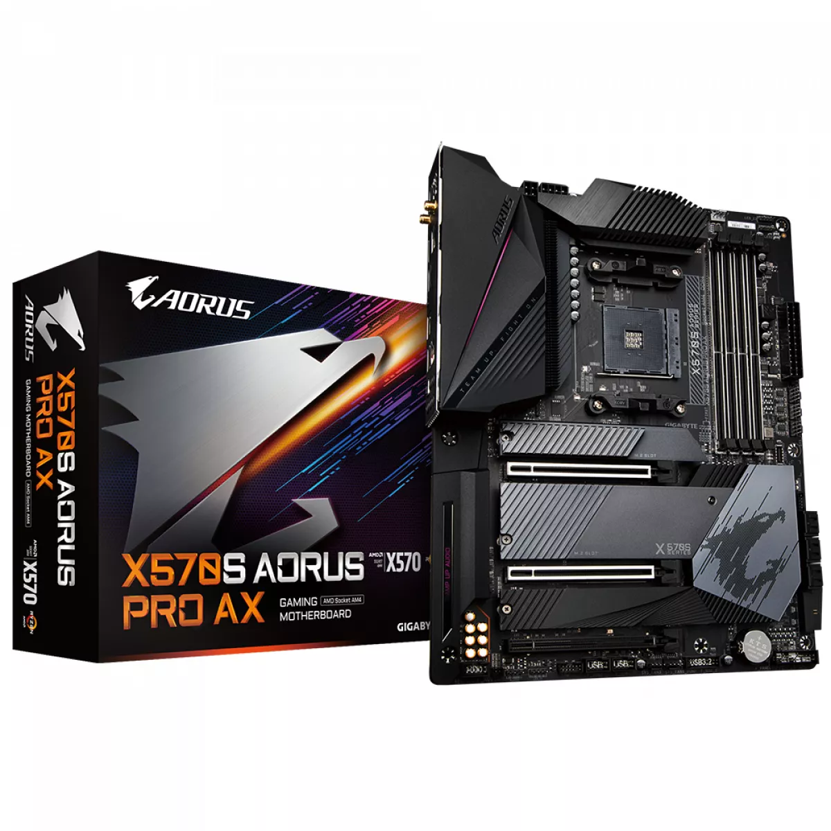 Gigabyte Placa Base X570S Aorus Pro AX ATX Socket AM4