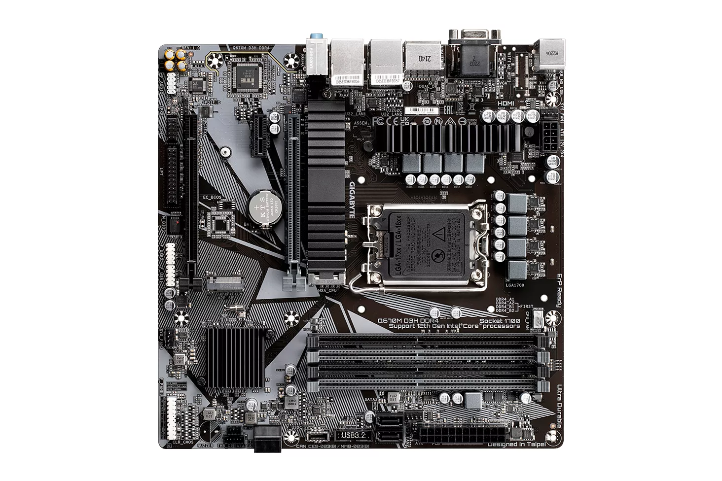 Gigabyte GA-Q670M D3H DDR4 LGA 1700
