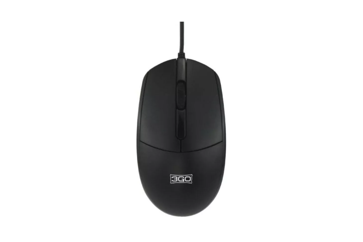 3Go MAUS Ratón Óptico USB 1000 DPI Negro