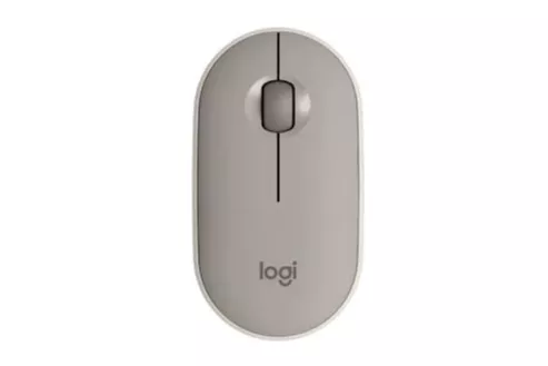Ratón Óptico Logitech Pebble M350 Wireless 1000DPI Areia