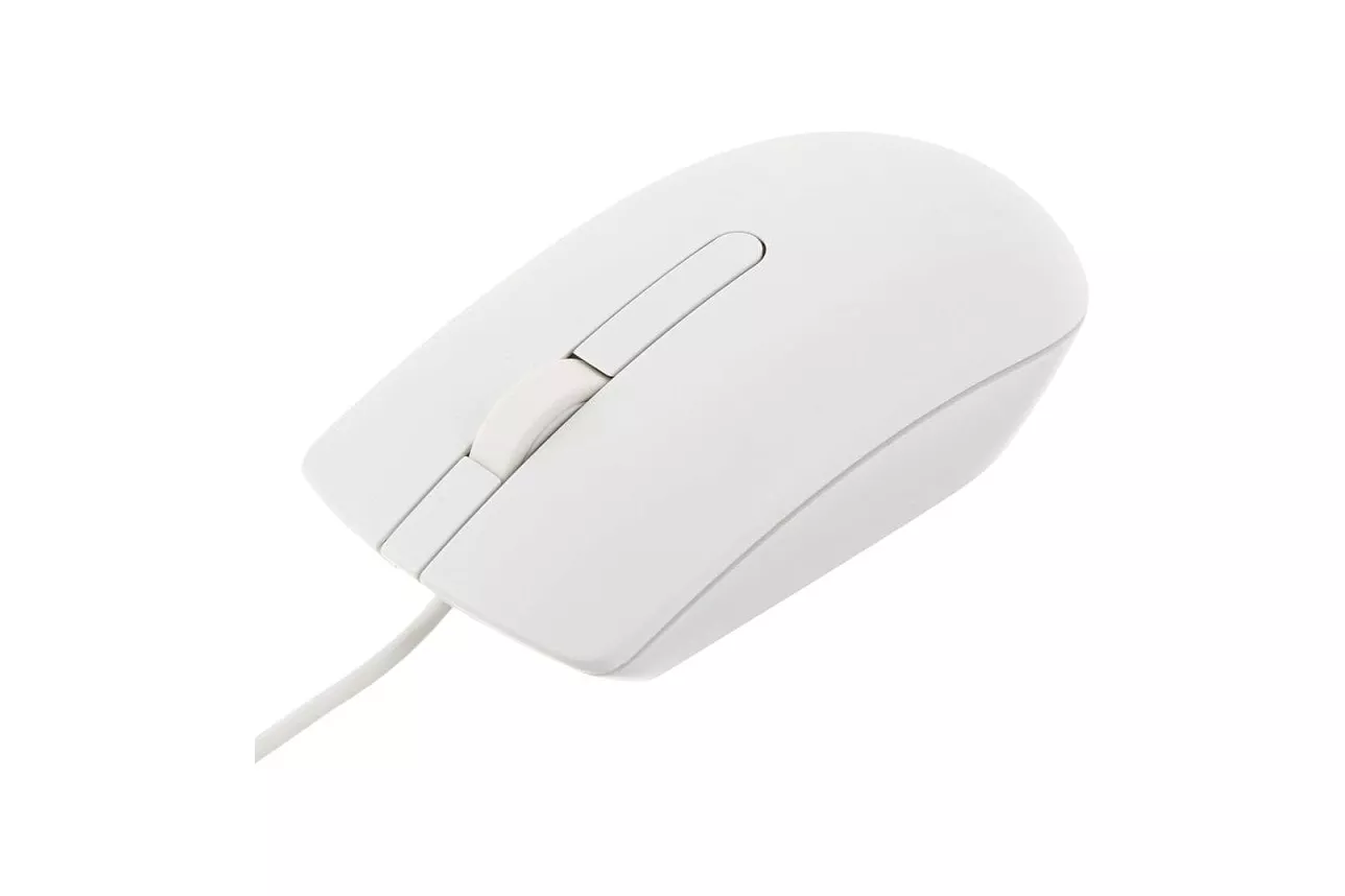 Dell MS116 Ratón Óptico USB 1000 DPI Blanco