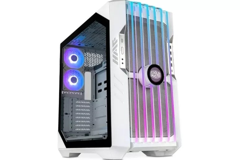 Cooler Master HAF700 EVO White Cristal Templado USB 3.2 Blanco