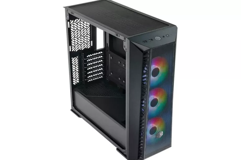 Cooler Master MasterBox MB520 Mesh Midi Tower ARGB Cristal Templado USB-C/3.2 Negra