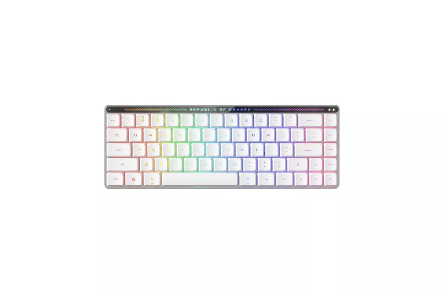 ASUS ROG Falchion RX Low Profile Teclado Inalámbrico Gaming QWERTY Español Blanco