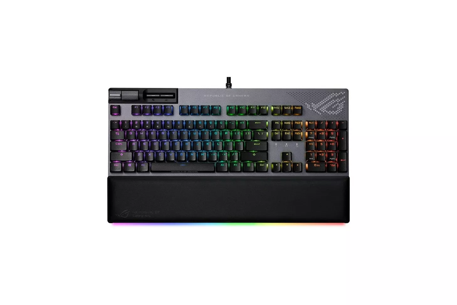 ASUS ROG Strix Flare II Animate Teclado Mecánico Gaming RGB Switches ROG NX Red QWERTY Español Negro