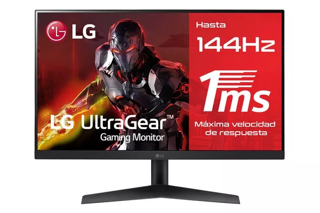 LG - Monitor Gaming LG UltraGear 60,4 cm (23,8') 24GN60R-B 144 Hz Full HD IPS (Reacondicionado grado C).