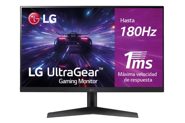 LG - Monitor PC Gaming 60,5 cm (23,8') LG UltraGear 24GS60F-B, 180 Hz, Full HD IPS (Reacondicionado a estrenar).