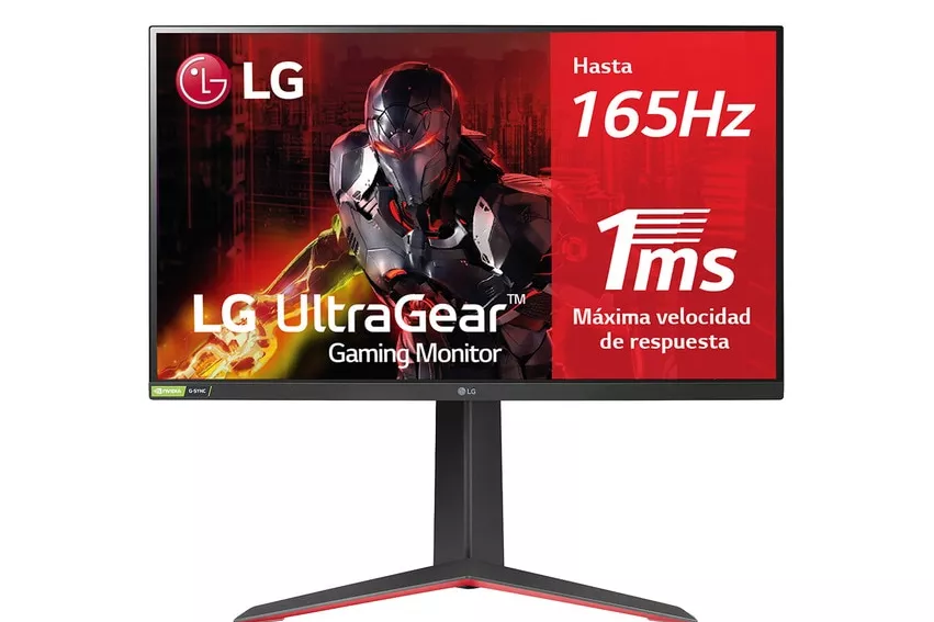 LG - Monitor PC Gaming 68,5 cm (27') LG 27GP850-B UltraGear, hasta 180 Hz, QHD IPS AMD Freesync Premium, G-Sync, HDR10 (Reacondicionado grado C).