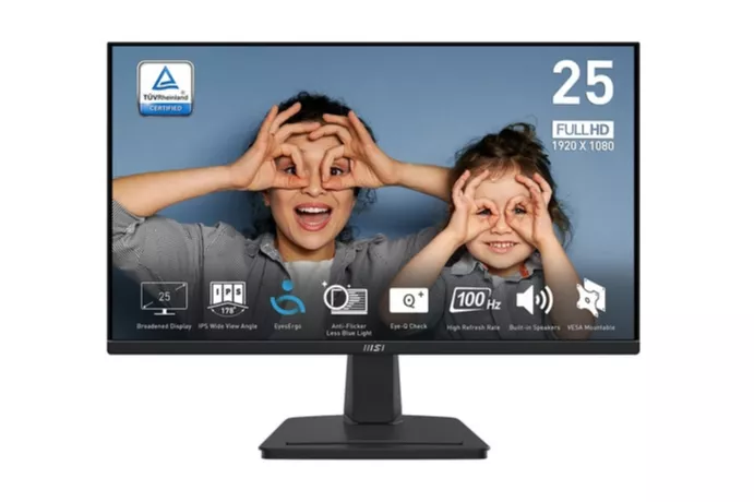 MSI - Monitor PC 62,2 cm (24,5') MSI PRO MP251, 100 Hz Full HD IPS (Reacondicionado grado A).