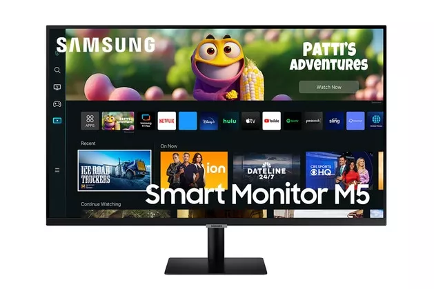 Samsung - Monitor PC 68,5 cm (27') Samsung Smart Monitor M5, 60 Hz, con Smart TV Apps (Reacondicionado grado C).
