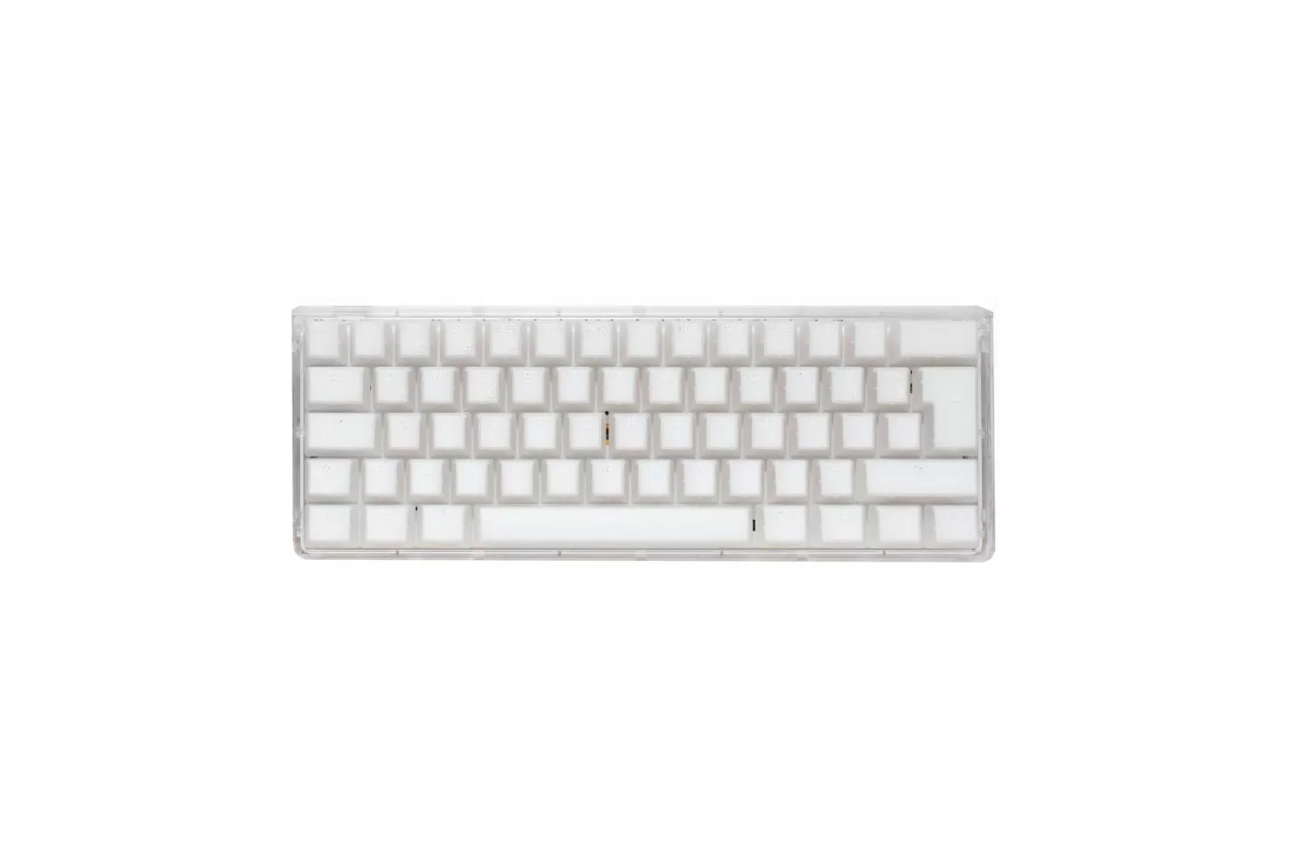 Ducky One 3 Mini Aura White Teclado Mecánico Gaming Switch MX Red RGB PBT Blanco