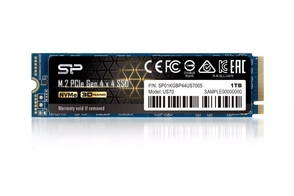 Silicon Power US70 SSD 1TB M.2 NVMe PCIe Gen 4x4 3D NAND