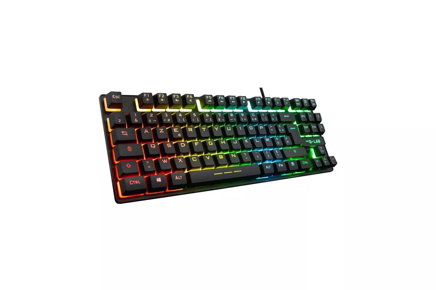 G-Lab KEYZ CAESIUM TKL Teclado Gaming RGB Negro